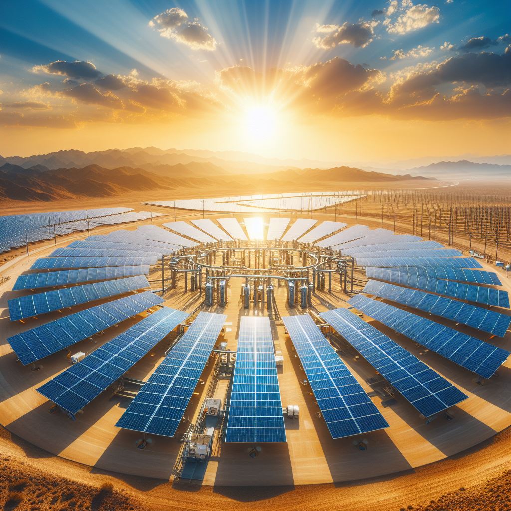 نوری از آینده با نیروگاه های خورشیدی