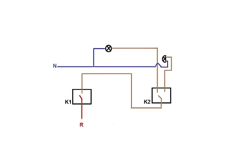 مدار الکتریکی اتاق خواب